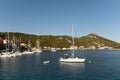 Yachts and boats in Zaklopatica bay on Island of Lastovo, ÃÂ¡roatia